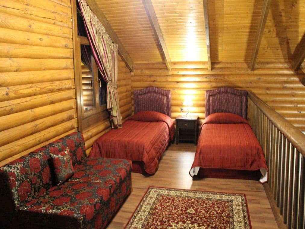 Natura Chalets Mega Chorio Exterior foto